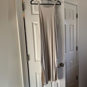 Cream Halter Dress